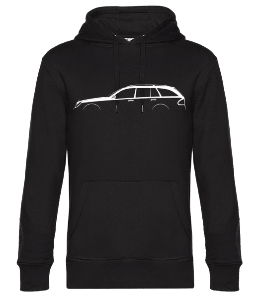 Aperçu: 'Mercedes-Benz E Estate S211' Silhouette - Sweat à capuche premium Unisexe - Noir - Devant