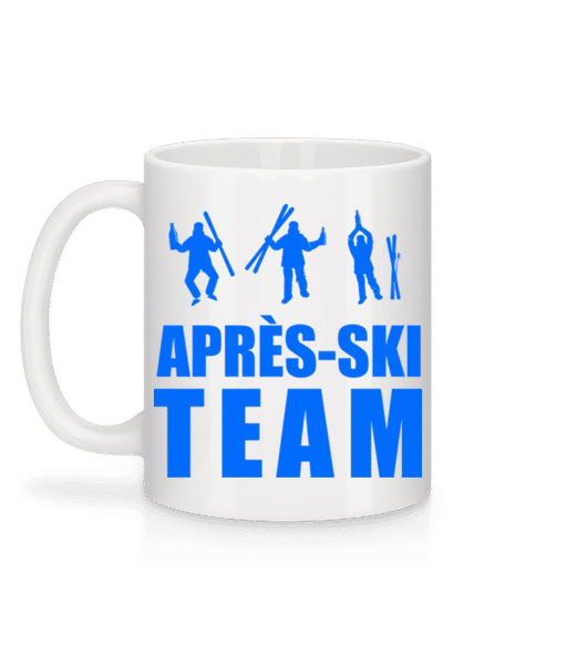 Aperçu: Après Ski Team - Mug en céramique blanc - Blanc - Derrière