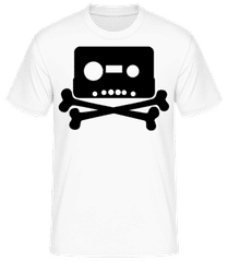 Kassette Knochen · Männer Basic T-Shirt