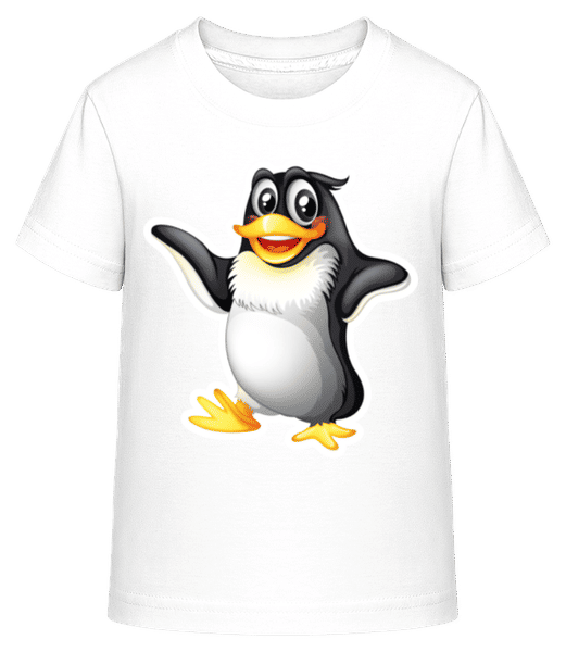 Aperçu: Pingouin Danse - T-shirt shirtinator Enfant - Blanc - Devant