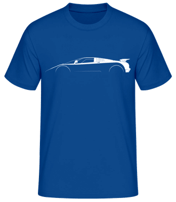 'Bugatti EB110 SS' Silhouette - Men's Basic T-Shirt - Royal blue - Front