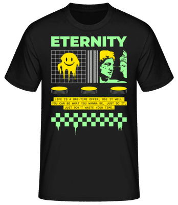 Eternity - Männer Basic T-Shirt - Schwarz - Vorne