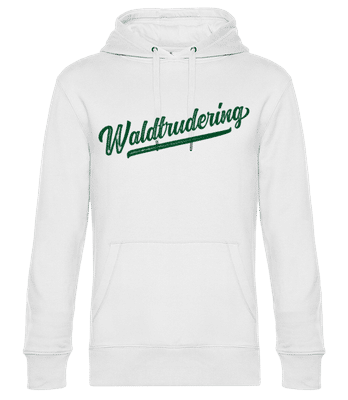 Waldtrudering Swoosh - Unisex Premium Hoodie - Weiß - Vorne