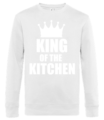 King Of the Kitchen - Sweat-shirt standard pour homme - Blanc - Devant