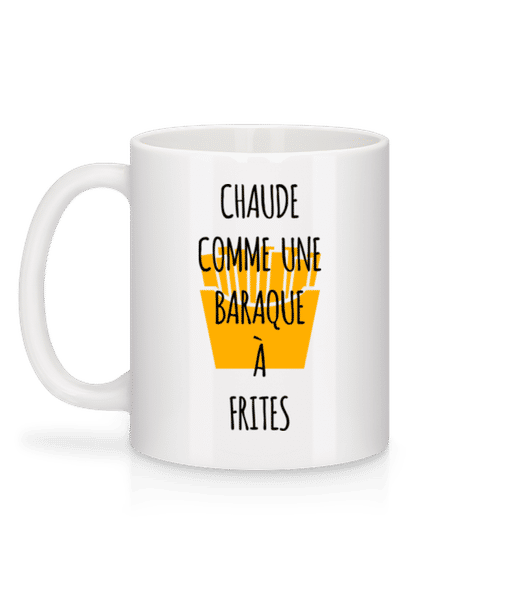 Aperçu: Comme Une Baraque À Frites - Mug en céramique blanc - Blanc - Derrière