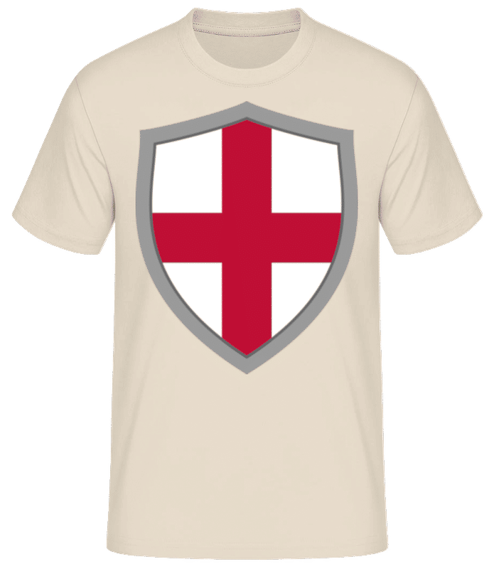 Preview: England Grey Border - Men's B&C T-Shirt - Cream - Front