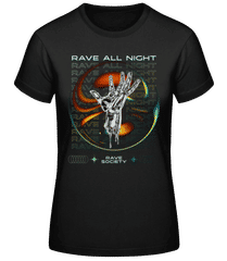 Rave All Night Round · Camiseta básica de mujer