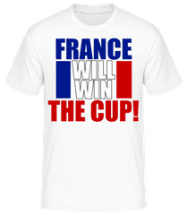 Frankreich Wird Den Pokal Gewinn · Männer T-Shirt B&C