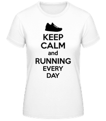 Keep Calm And Running · Women's Basic T-Shirt