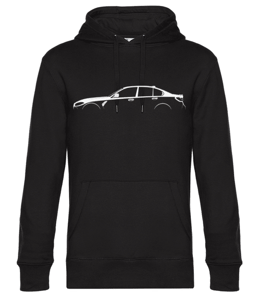 Aperçu: 'BMW M3 G80' Silhouette - Sweat à capuche premium Unisexe - Noir - Devant
