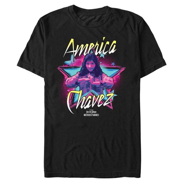 Aperçu: Marvel - Doctor Strange - America Chavez Chavez Star - Homme T-shirt - Noir - Devant