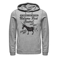 Pixar - Onward - Logo Unicorn Pest Control - Unisex Hoodie - Grau meliert - Vorne