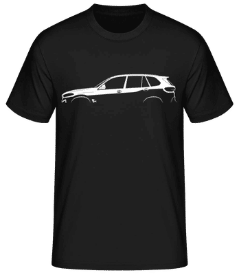 'BMW X5 M Competition' Silhouette - Men's Basic T-Shirt - Black - Front