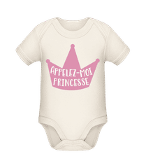 Appelez-Moi Princesse Pink · Body manches courtes bio