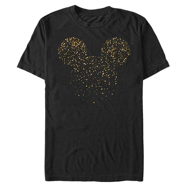 Aperçu: Disney Classics - Mickey Mouse - Mickey Mouse Mickey Confetti Fill - Homme T-shirt - Noir - Devant