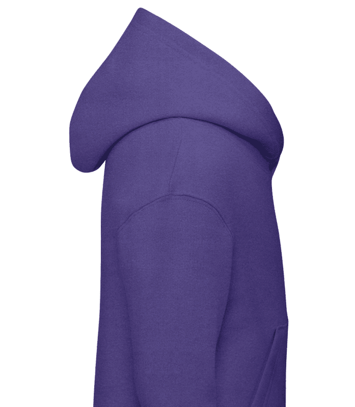 Aperçu: Sweat à capuche standard pour enfant - Pourpre - Droite