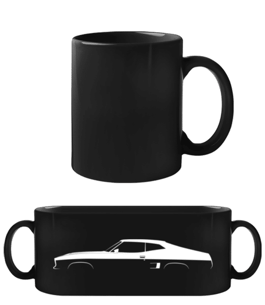 Aperçu: 'Ford Falcon 351 GT Coupe' Silhouette - Tasse Noire - Noir - Devant