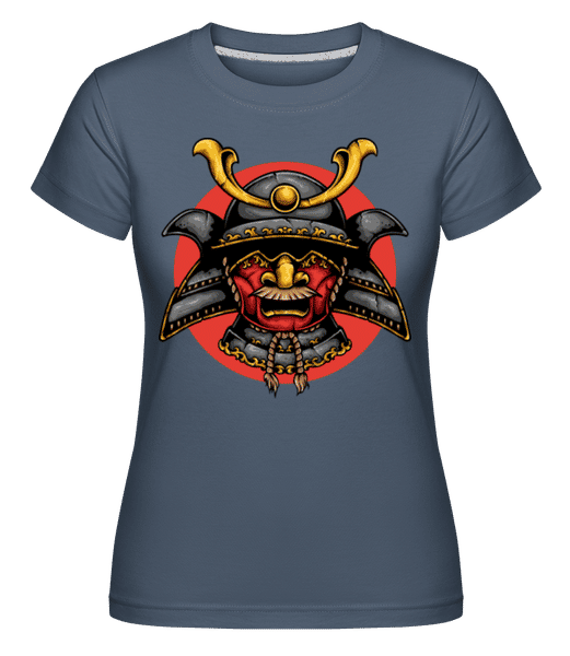 Aperçu: Bushido Spirit -  T-shirt Shirtinator femme - Bleu denim - Devant