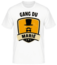 Gang Du Marié - T-shirt standard Homme - Blanc - Devant