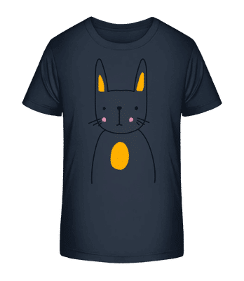 Cute Rabbit - Detské Bio tričko Stanley Stella 2.0 - Namořnická modrá - Napřed