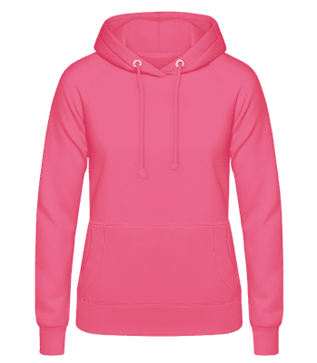 Women's basic hoodie - Pink - Front