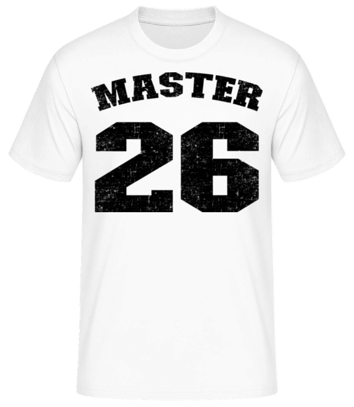 Vorschau: Master 25 - Männer Basic T-Shirt - Weiß - Vorne