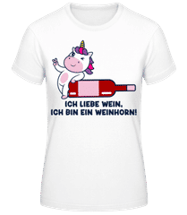 Weinhorn · Frauen Basic T-Shirt
