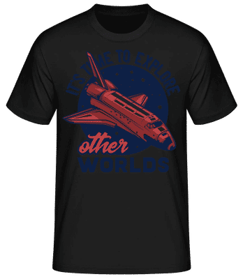 Its Time To Explore - T-shirt standard Homme - Noir - Devant