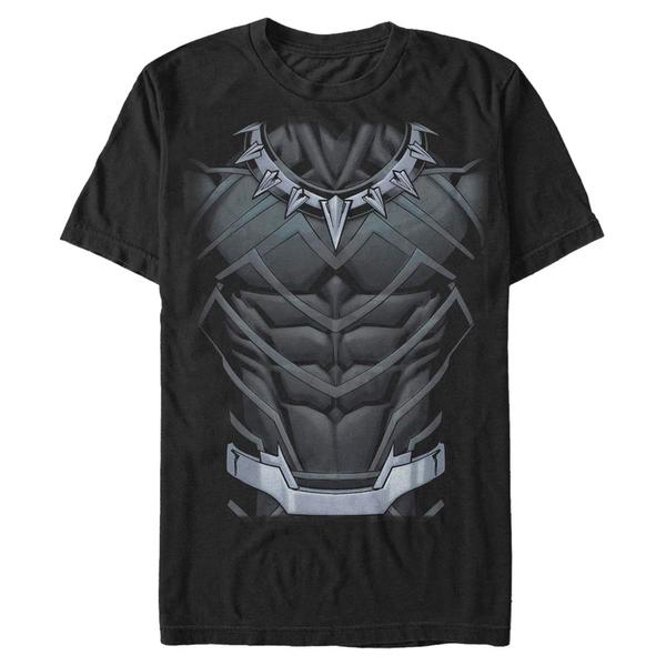 Aperçu: Marvel - Avengers - Black Panther Panther Suit - Halloween - Homme T-shirt - Noir - Devant