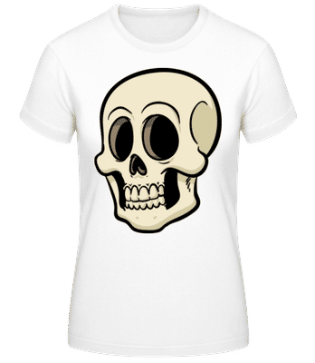 Comic Skull To - Women's B&C T-Shirt - White - Front