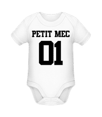 Petit Mec · Body manches courtes bio