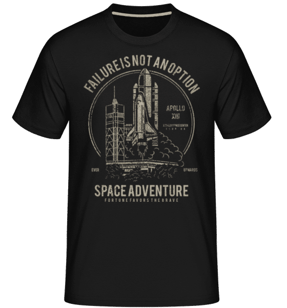 Aperçu: Space Adventure -  T-Shirt Shirtinator homme - Noir - Devant