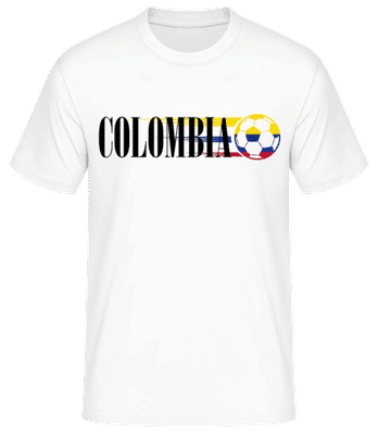 Colombia - T-shirt standard Homme - Blanc - Devant