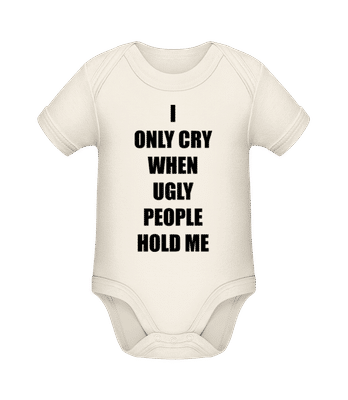 Cry-li Ugly People Hold Me - Bio body pro děti - Krémová - Napřed