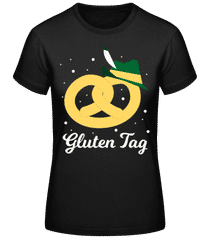 Gluten Tag Brezel · Frauen Basic T-Shirt