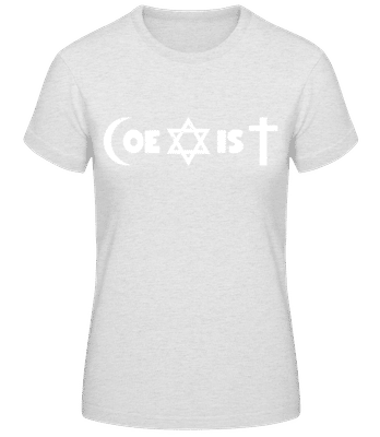 Religion Coexist - Women's Basic T-Shirt - Heather grey - Front