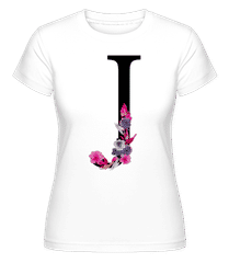 Fleurs Initiale J ·  T-shirt Shirtinator femme