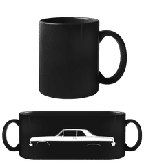 'Chevrolet Chevelle SS 1965' Silhouette · Schwarze Tasse