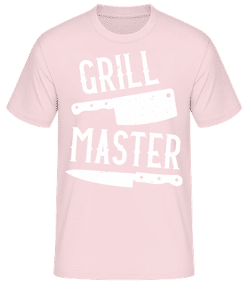 Grillmaster - Pánske basic tričko - Ružová - Predné