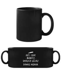 Bubatz Endlich Legal · Schwarze Tasse