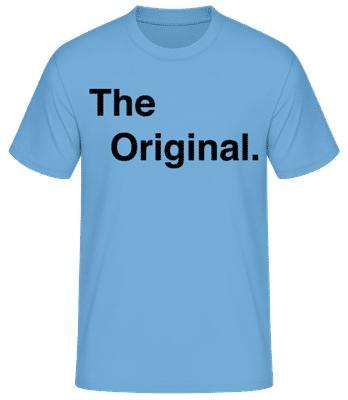 The Original - Männer Basic T-Shirt - Hellblau - Vorne
