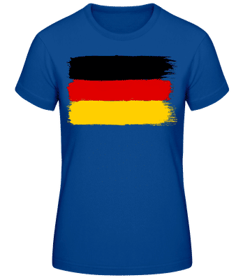 Drapeau Allemagne - T-shirt standard Femme - Bleu royal - Devant