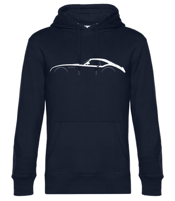 'Wiesmann GT MF4' Silhouette - Sweat à capuche standard homme - Bleu marine - Devant