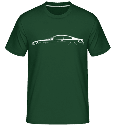 'BMW M6 (E63)' Silhouette - Shirtinator Men's T-Shirt - Bottle green - Front