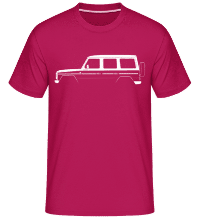 'Mercedes G W460' Silhouette -  Shirtinator Men's T-Shirt - Magenta - Front