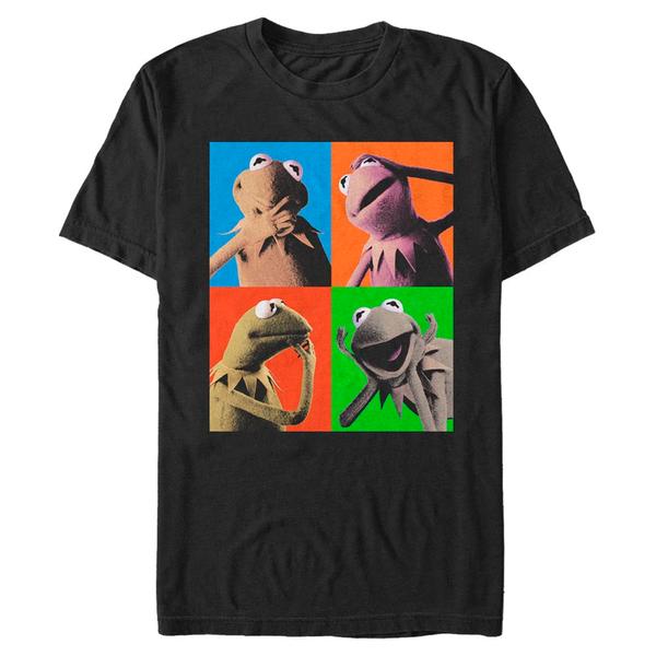 Aperçu: Disney Classics - Muppet Show - Kermit Pop - Homme T-shirt - Noir - Devant