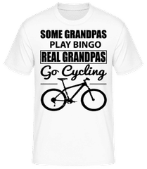 Real Granpas Go Cycling · Männer Basic T-Shirt