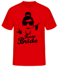 Team Bride Black - T-shirt standard Homme - Rouge - Devant