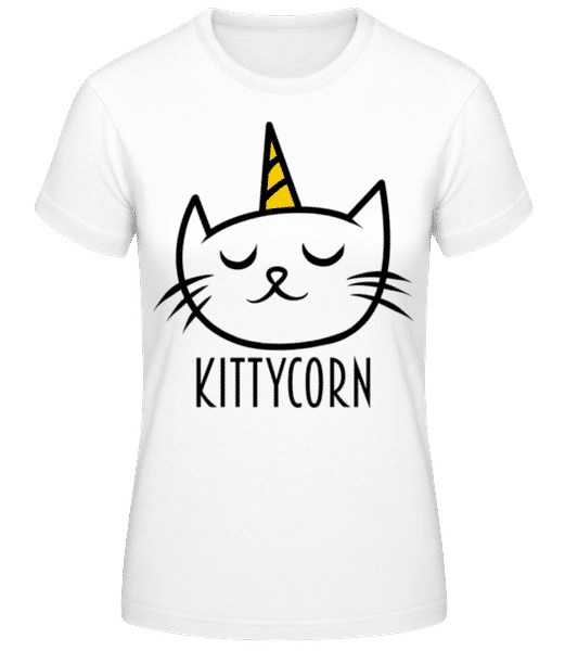 Aperçu: Kittycorn - T-shirt standard Femme - Blanc - Devant