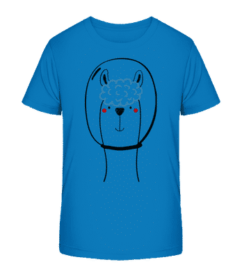 Lama De L'Espace - T-shirt bio Enfant Stanley Stella 2.0 - Bleu royal - Devant